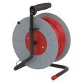 EMOS PVC prodlužovací kabel na bubnu – 4 zásuvky, 30m, 1mm2 1908143001 (P19430)