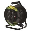 EMOS Gumový prodlužovací kabel na bubnu – 4 zásuvky, 25m, 1,5mm2 1908242503 (P084251)