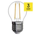 EMOS LED žárovka Filament Mini Globe 2W E27 teplá bílá 1525283252 (Z74245)