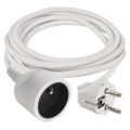 EMOS Prodlužovací kabel – spojka, 3m, bílý 1901010300 (P0113)