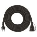 EMOS Prodlužovací kabel gumový – spojka, 20m, 3× 1,5mm2 1901212000 (P01720)
