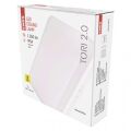 EMOS LED přisazené svítidlo, čtvercové bílé 15W neutr. b., IP54 1539082151 (ZM4323)