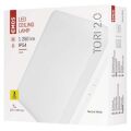 EMOS LED přisazené svítidlo, čtvercové bílé 15W neutr. b., IP54 1539082151 (ZM4323)