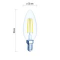 EMOS LED žárovka Filament Candle 6W E14 teplá bílá 1525281218 (Z74203)