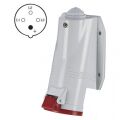 SCAME Zásuvka 4P 32A/400, IP44, nástěnná 3106213242 (A6212)