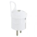 EMOS Vidlice přímá pro prodlužovací kabel, bílá 1906110300 (P0038)