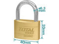 TOTAL Zámek, 40mm, 142g (TLK32402)