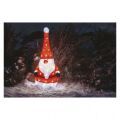EMOS LED vánoční skřítek, 61 cm, venkovní i vnitřní, studená bílá, časovač 1550002008 (DCFC05)