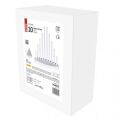 EMOS LED svícen bílý, 24,5 cm, 3x AA, vnitřní, teplá bílá, časovač 1550000002 (DCAW01)