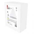 EMOS LED svícen bílý, 24,5 cm, 3x AA, vnitřní, teplá bílá, časovač 1550000002 (DCAW01)