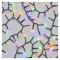 EMOS LED vánoční řetěz – ježek, 8 m, venkovní i vnitřní, multicolor, časovač 1550044010 (D4BM02)