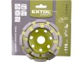EXTOL kotouč diamantový brusný dvouřadý, O 115x22,2mm (903024)