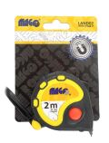 MAGG Svinovací metr 2m x 16mm (guma/plast, magnet) (LAND02)