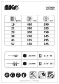 MAGG Sada bimetalových vrtacích korunek 19,22,29,38,44,57mm +… (060020)