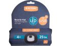 EXTOL čepice s čelovkou 4x25lm, USB nabíjení, tmavě modrá, ECONOMY, univerzální velikost (43456)