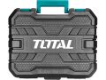 TOTAL Vrtací šroubovák AKU 12V Li-ion s nářadím, sada 128ks (THKTHP11282)