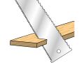 EXTOL pila japonská tesařská dvoubřitá, čepel 253mm (8812251)
