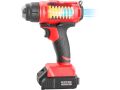 EXTOL pistole horkovzdušná aku SHARE20V, 550°C, 20V Li-ion, 2000mAh (8891866)