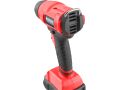 EXTOL pistole horkovzdušná aku SHARE20V, 550°C, 20V Li-ion, 2000mAh (8891866)