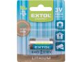 EXTOL baterie lithiová, 3V (CR123A), 1600mAh (42030)