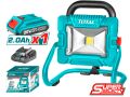 TOTAL Světlo pracovní přenosné, 1800lm, 20V LI-ION, 1ks baterie, 1ks nabíječky (TWLI20258)