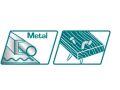 TOTAL Sada řezacích plátků, 10ks, BiMetal (TRSB1001)