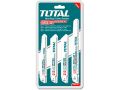 TOTAL Sada řezacích plátků, 10ks, BiMetal (TRSB1001)
