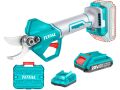 TOTAL Nůžky zahradnické AKU, Brushless, 20V Li-ion, 2000mAh, industrial, 1ks baterie a nabíječky (TSSLI202581)