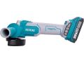TOTAL Bruska úhlová AKU, 125mm, 20V LI-ION, industrial, bez baterie a nabíječky (TAGLI201258)