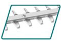 TOTAL Nůžky na živé ploty AKU, Brushless, 20V Li-ion, 2000mAh, industrial, bez baterie a nabíječky (THTLI40028)