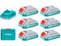 TOTAL Sada baterií a nabíječky, 20V Li-ion, 2000mAh, industrial (TFBCLI2062)