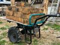 EXTOL kolečko dvoukolák s převodovkou aku, 260kg, 100l, 40V Li-ion, 6000mAh (8791590)