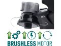 EXTOL křovinořez aku, SHARE20V, BRUSHLESS, 2x2Ah (8791900)