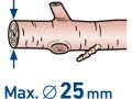 EXTOL nůžky zahradní aku, BRUSHLESS, 20V Li-ion, bez baterie a nabíječky (402457)