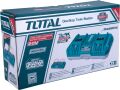 TOTAL Nabíječka pro 2 baterie, 20V Li-ion, industrial (TFCLI2082)