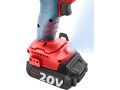 EXTOL vrtací šroubovák aku s příklepem SHARE20V, BRUSHLESS, bez baterie a nabíječky (8891807)