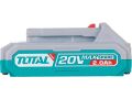 TOTAL Sada baterie 20V, 2000mAh (2x) a nabíječka, industrial (TFBCPK1222E)