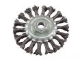 EXTOL kartáč radiální copánkový, O 100mm, vlnitý drát S 0,5mm, M14x2mm, EXTOL CRAFT (17024)
