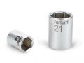 FORTUM hlavice nástrčná, 1/2', 21,0mm, L 38mm, 61CrV5, FORTUM (4700421)