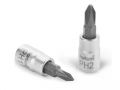 FORTUM hlavice zástrčná šroubovák PH, 1/4', PH3, L 37mm, CrV/S2, FORTUM (4701813)