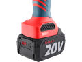 EXTOL PREMIUM bruska úhlová aku SHARE20V, 125mm, BRUSHLESS, 4Ah (8891838)