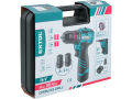 EXTOL INDUSTRIAL vrtací šroubovák aku, BRUSHLESS, 16V Li-ion, 2×2Ah EC12 (8791152)