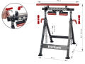 FORTUM koza/podavač 4-funkční, nosnost až 200kg, výška 83-127cm (4759985)