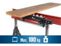 FORTUM koza/podavač 4-funkční, nosnost až 200kg, výška 83-127cm (4759985)