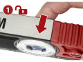 FORTUM vodováha kovová s magnety, 600mm, 3libely (1x360°otočná) (4783546)