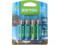 EXTOL baterie alkalické EXTOL, 4ks, 1,5V AA (LR6) (42011)