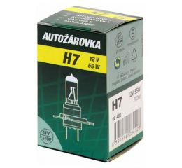 Žárovka 12V  H7  55W PX26d box GREEN (08402)