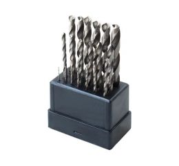 EXTOL vrtáky do kovu, sada 19ks, 1-10mm, leštěné, HSS, EXTOL CRAFT (11190)