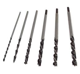 EXTOL vrtáky do dřeva, sada 6ks, 300mm, 6-8-10-12-13-14mm, EXTOL CRAFT (1156)