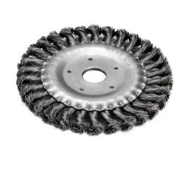 EXTOL kartáč radiální copánkový, O 150mm, vlnitý drát S 0,5mm, otvor 22,2mm, EXTOL CRAFT (17029)